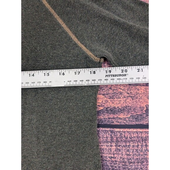 Tommy Thermal Hoodie with kangaroo pouch Twilight Green Sz Small - Picture 8 of 8